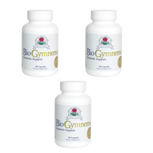 Load image into Gallery viewer, Ayush Herbs Biogymnema Ayurvedic Herbal Supplement Gymnema 90 x 500mg 3 PACK
