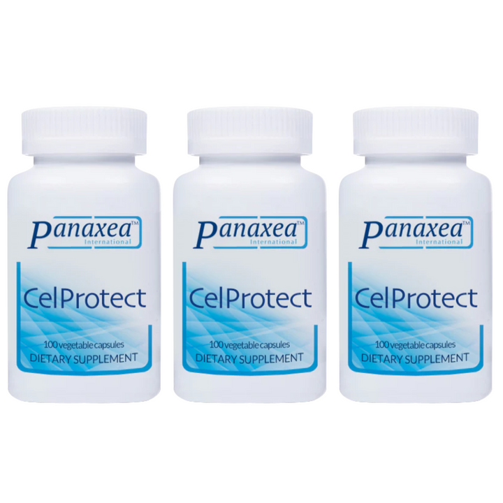 Panaxea CelProtect 100 x 500 mg Vegetable Capsules Dietary Supplement 3 PACK