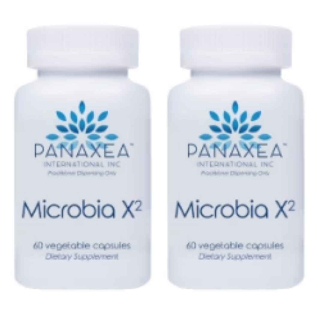 Panaxea Microbia X2 60 Vegetable Capsules Dietary Supplement 2 PACK