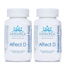 Load image into Gallery viewer, Panaxea Affect D 100 x 500 mg Vegetable Capsules Dietary Supplement 2 PACK
