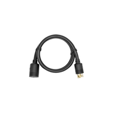 Load image into Gallery viewer, EcoFlow Cord NEMA L14-30R to L14-30P (1.5m) for Delta Pro, black cable.
