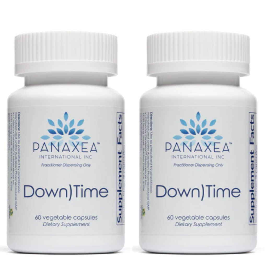 Panaxea DOWNTIME 60 x 500 mg Vegetable Capsules Dietary Supplement 2 PACK