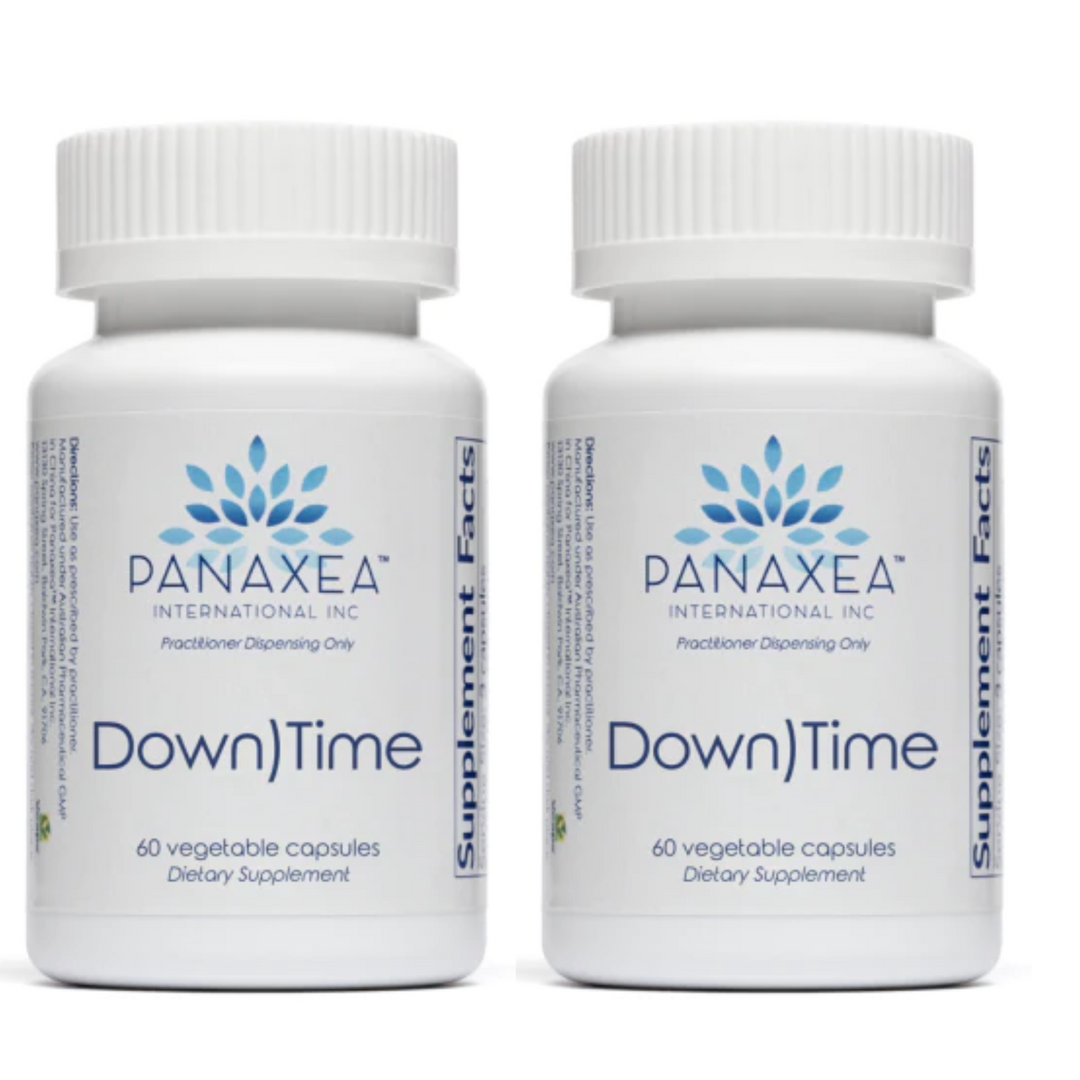 Panaxea DOWNTIME 60 cápsulas vegetales de 500 mg, suplemento dietético (paquete de 3)