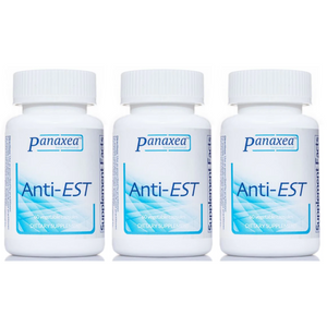 Panaxea Anti-Est 60 x 500 mg Vegetable Capsules Dietary Supplement 3 PACK