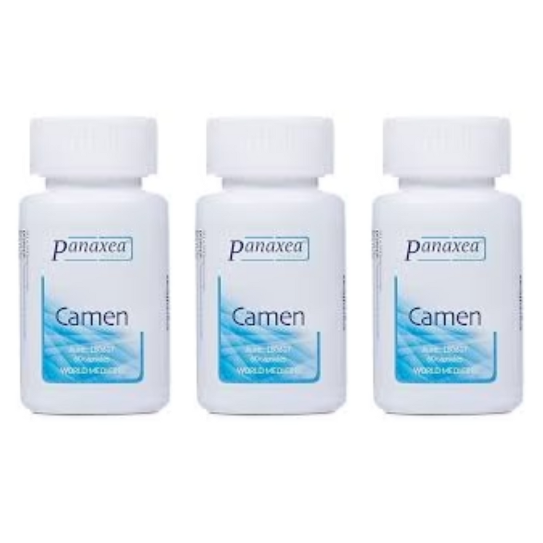 Panaxea Camen estimula el eje hipotálamo-hipofisario-gonadal 60 comprimidos de 500 mg (paquete de 3)