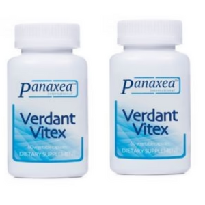 Panaxea VERDANT VITEX 60 x 500 mg Vegetable Capsules Dietary Supplement 3 PACK