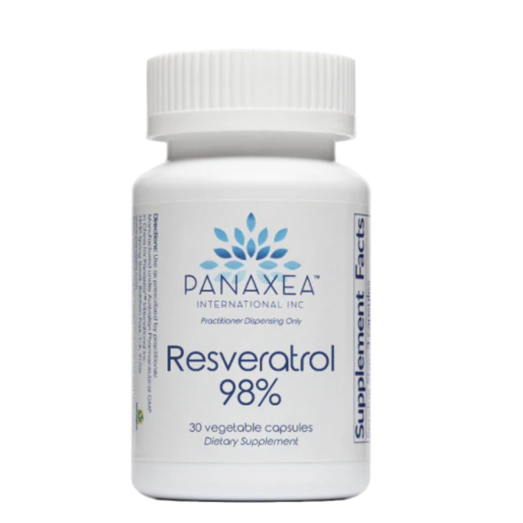 Panaxea RESVERATROL 98% 30 x 200 mg Capsules Dietary Supplement