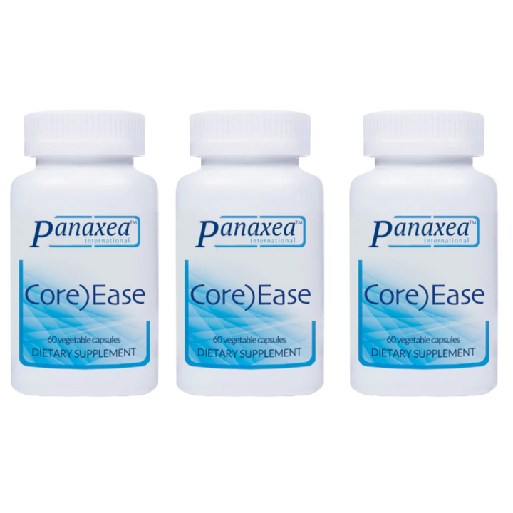 Panaxea CORE)EASE 60 x 500mg Vegetable Capsules Dietary Supplement 3 PACK