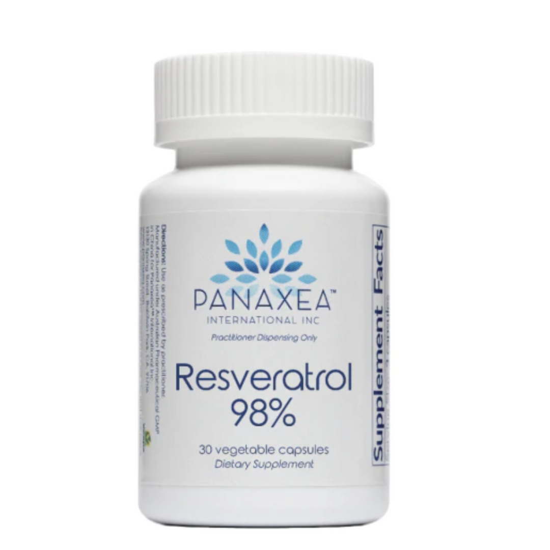 Panaxea RESVERATROL 98% 30 x 200 mg Capsules Dietary Supplement 3 PACK