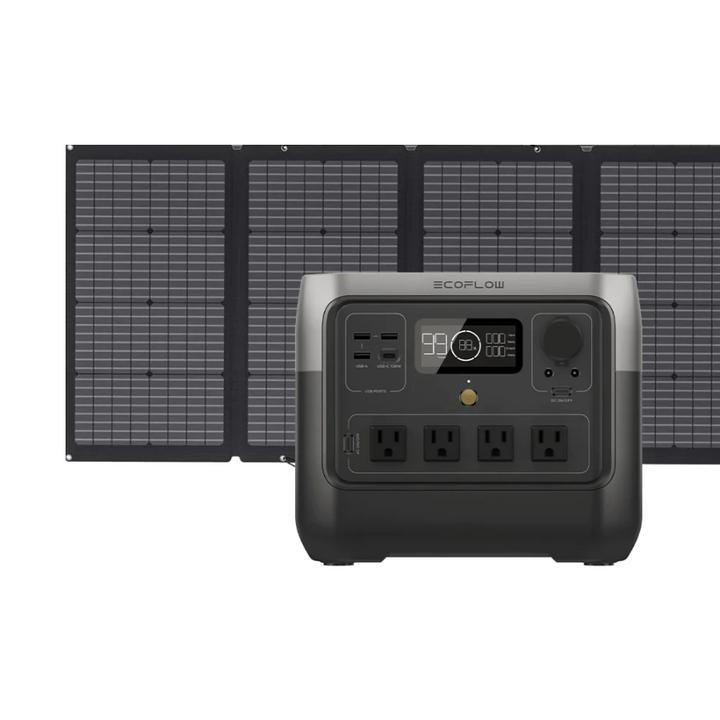 EcoFlow River 2 Pro With 110W Solar Panel 768Wh Durable IP68 Waterproof New