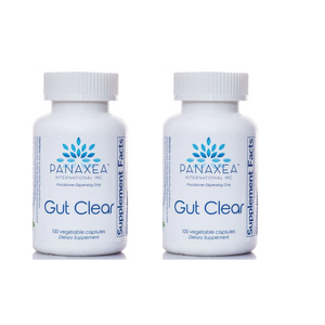 Panaxea GUT CLEAR 100 x 500 mg Vegetable Capsules Dietary Supplement 2 PACK