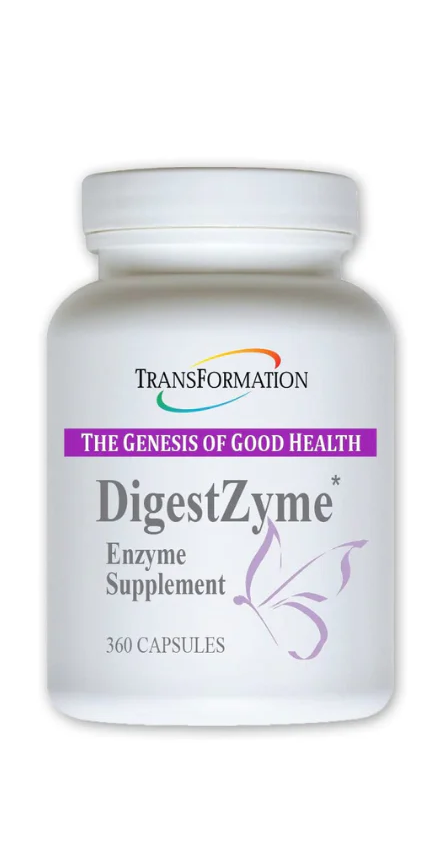 Transformation Enzymes DigestZyme Prebiotic Probiotic Digestive, 360 Capsules, 2 Pack, aids digestion and boosts immunity.