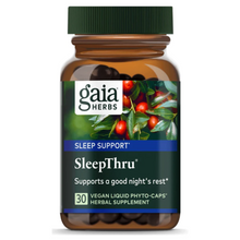 Load image into Gallery viewer, Gaia Herbs SleepThru 60 Capsules Supplement Supports Restful Sleep
