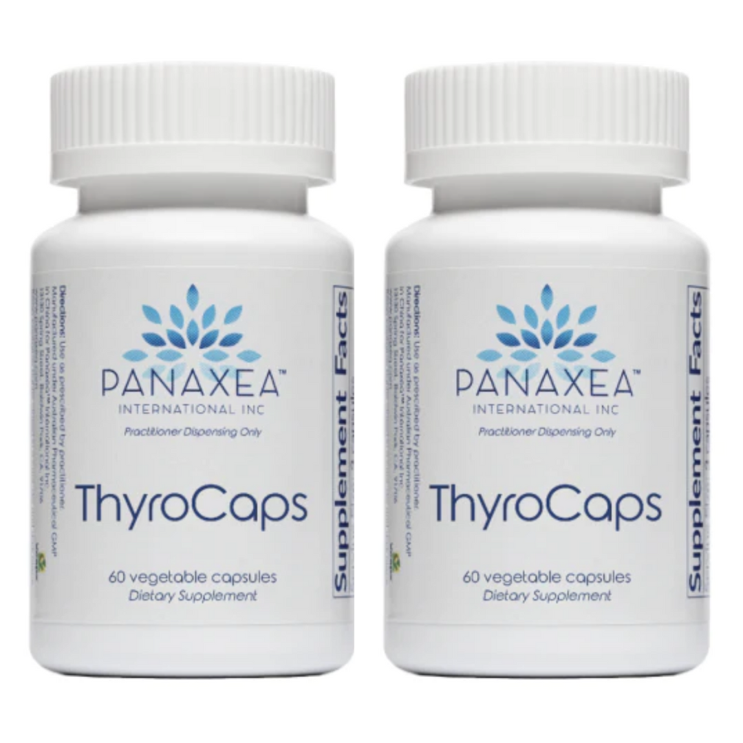 Panaxea THYROCAPS 60 x 500mg Capsules Dietary Supplement 2 PACK