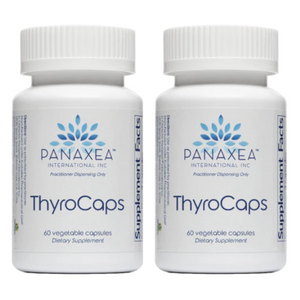 Panaxea THYROCAPS 60 x 500mg Capsules Dietary Supplement 2 PACK