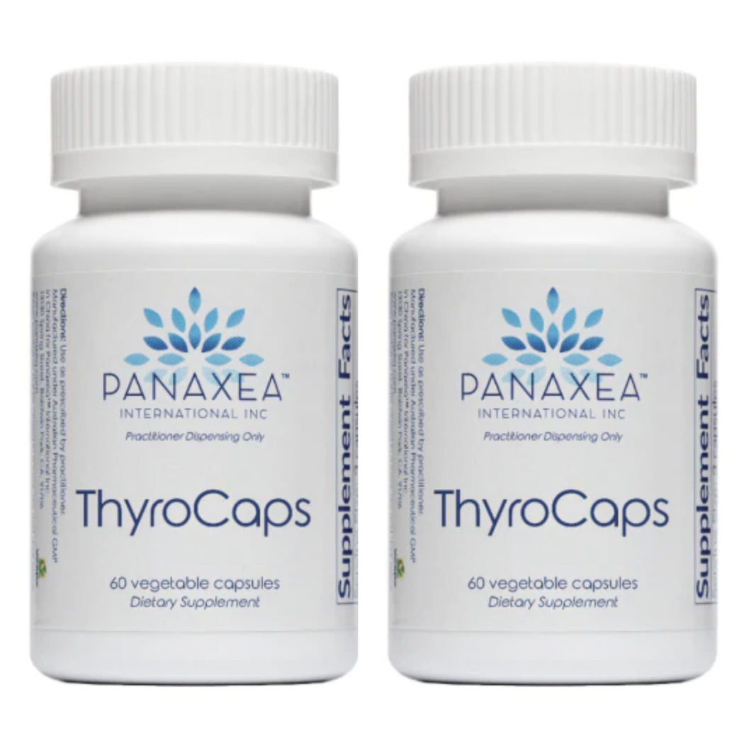 Panaxea THYROCAPS 60 x 500mg Capsules Dietary Supplement 2 PACK