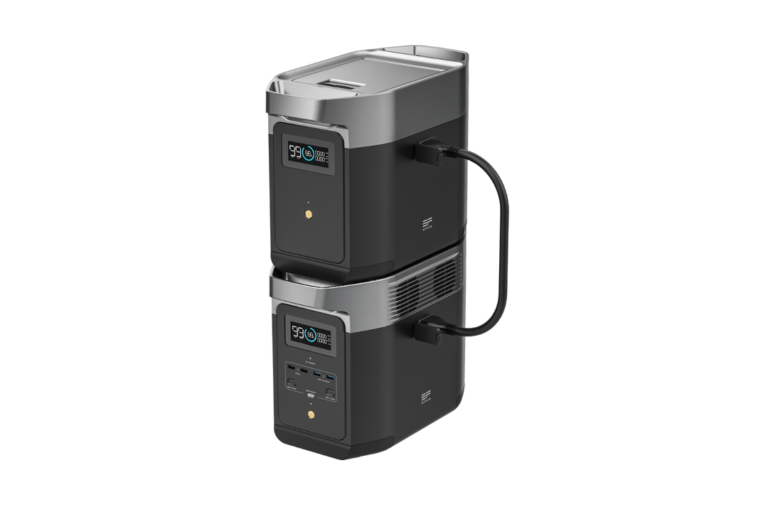 Batería adicional EcoFlow DELTA 2 de 1024 Wh, energía portátil para exteriores y respaldo doméstico