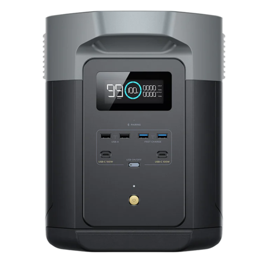 EcoFlow DELTA 2 Max Portable Power Station 2048Wh LFP Battery For Home Backup