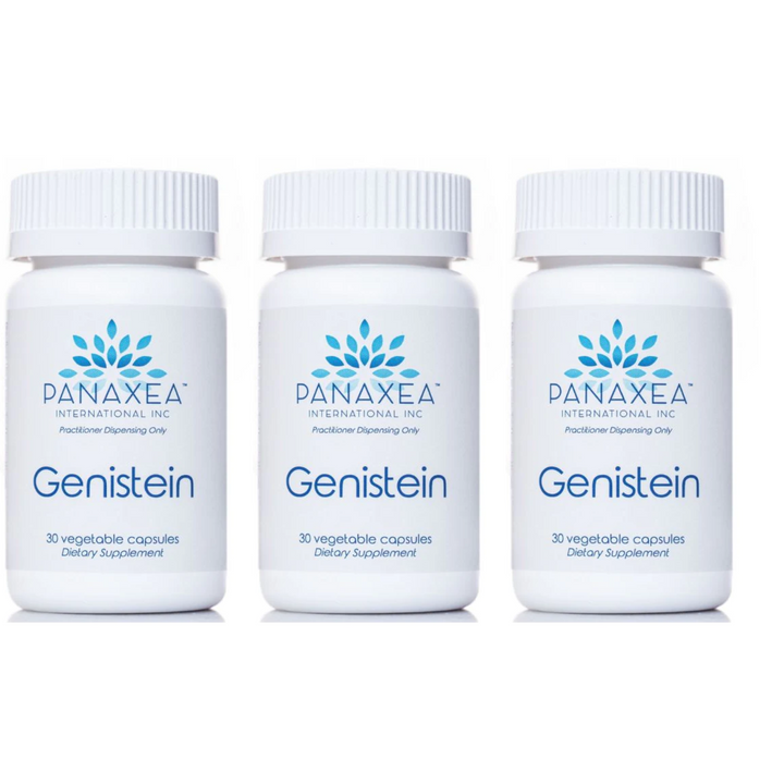 Panaxea GENISTEÍNA 30 x 300 mg Cápsulas vegetales Suplemento dietético Paquete de 3