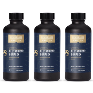 Quicksilver Scientific Glutathione Complex Opitac 3 Pack bottles