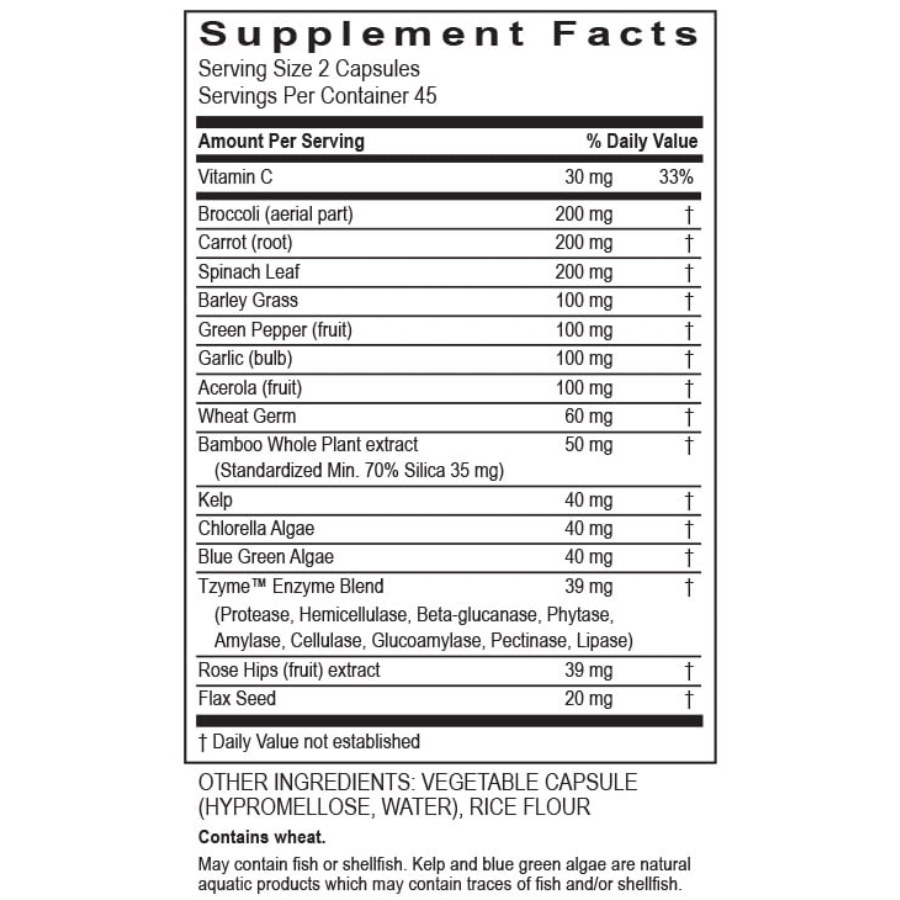 Transformation Enzymes Super CellZyme Enzyme Supplement with herbs - dietary support.