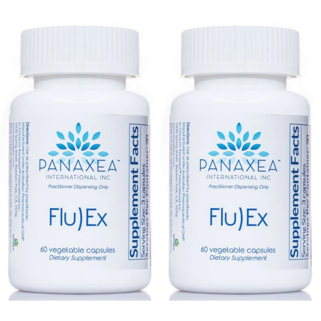 Panaxea FLU)EX 60 cápsulas vegetales de 500 mg (paquete de 3)