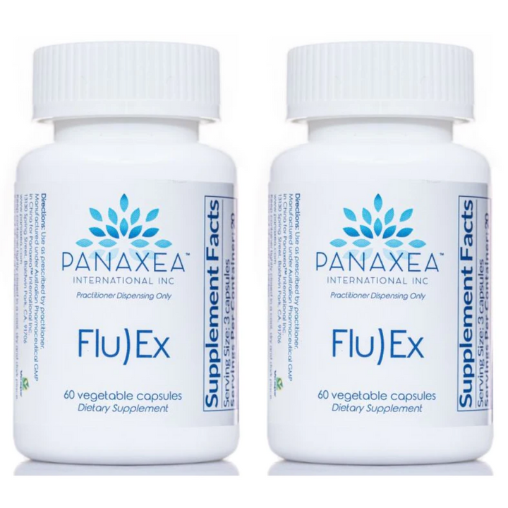 Panaxea FLU)EX 60 cápsulas vegetales de 500 mg (paquete de 3)