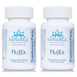 Panaxea FLU)EX 60 x 500 mg Vegetable Capsules Dietary Supplement 2 PACK