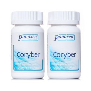 Panaxea CORYBER 60 x 500mg Vegetable Capsules Dietary Supplement 3 PACK