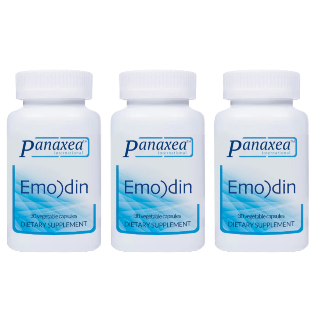 Panaxea EMO)DIN 30 x 500 mg Vegetable Capsules Dietary Supplement 3 PACK