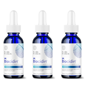 Biocidin Liquid (BIOC1) 30 ml Support Microbial Balance & Gut Health 30ml 3 PACK