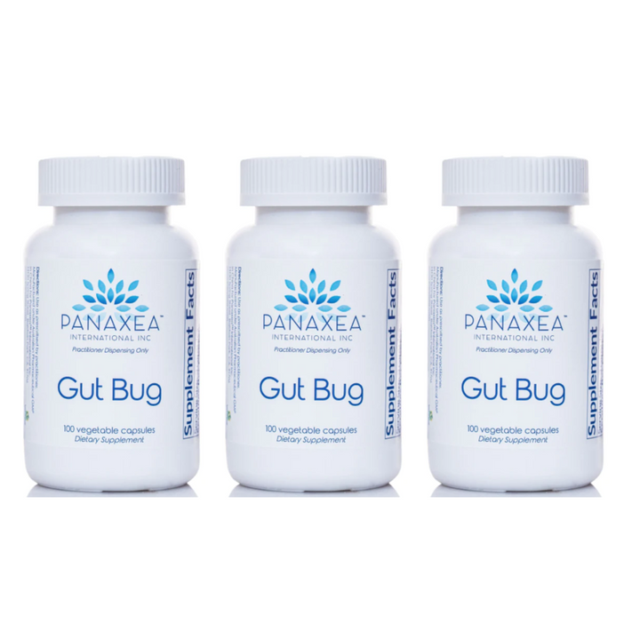 Panaxea GUT BUG 100 cápsulas vegetales de 500 mg (paquete de 3)