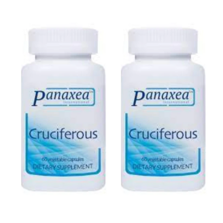 Panaxea CRUCIFEROUS 60 x 500mg Vegetable Capsules Dietary Supplement 2 PACK