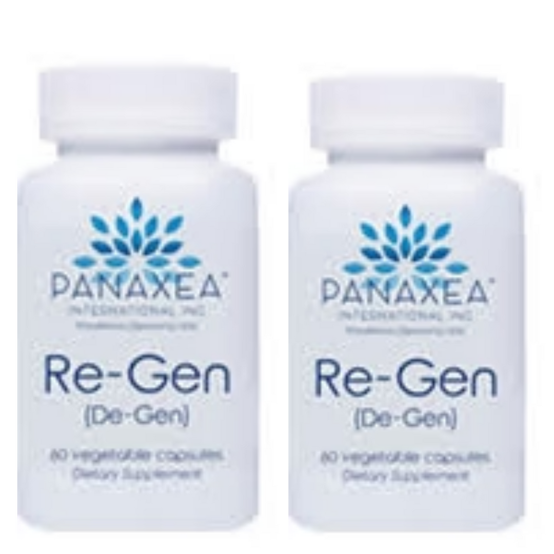 Panaxea Re-Gen (De-Gen) 60 x 500mg Tablets Dietary Supplement 2 PACK