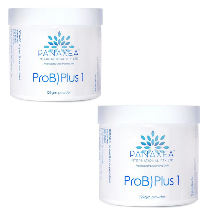Panaxea PROB)PLUS1 129 g en polvo para 30 días de salud gastrointestinal (paquete de 2)