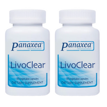 Load image into Gallery viewer, Panaxea LIVOCLEAR 50 x 500 mg Vegetable Capsules Dietary Supplement 3 PACK
