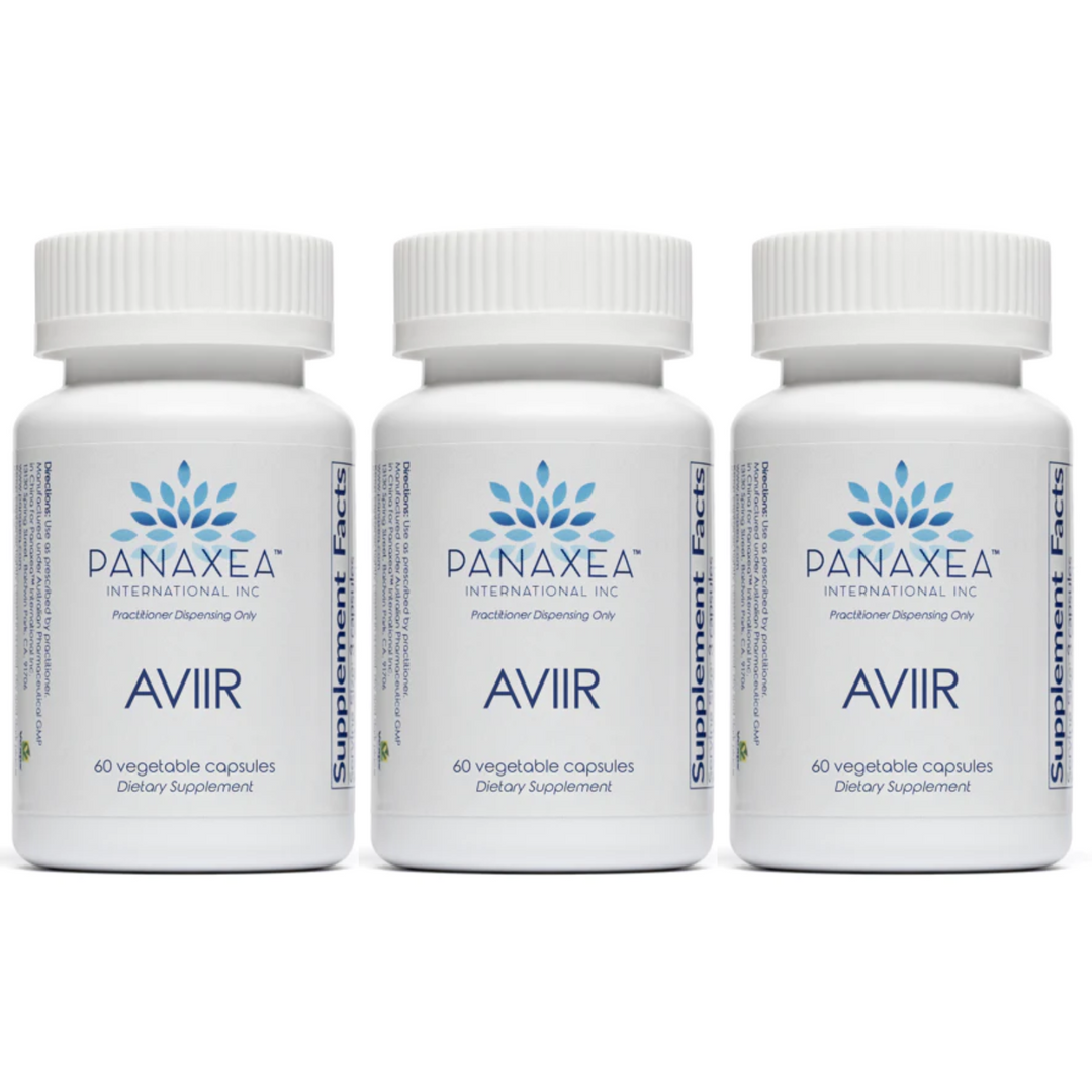 Panaxea Aviir 60 cápsulas vegetales de 500 mg (paquete de 3)