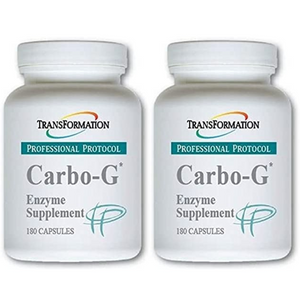 Transformation Enzymes Carbo-G 180 Caps 3 Pack Digest-Aid for Gut Health