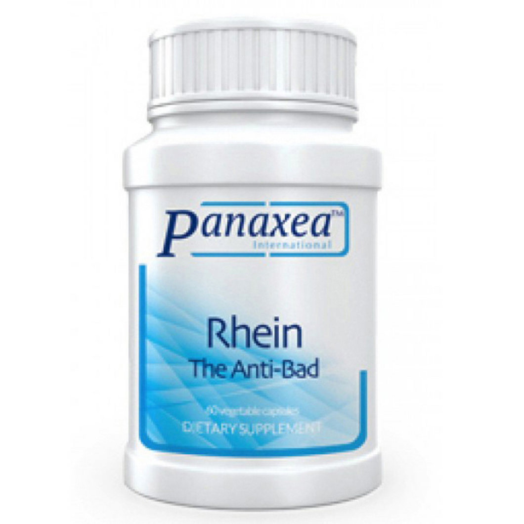 Panaxea Rhein The Anti-Bad 60 x 500 mg Capsules Actions Dietary Supplement