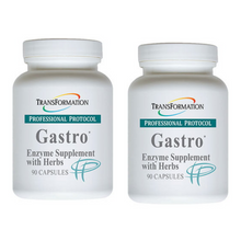 Load image into Gallery viewer, Transformation Enzymes Gastro Support, 90 Caps 2 Pack, heartburn relief supplement.
