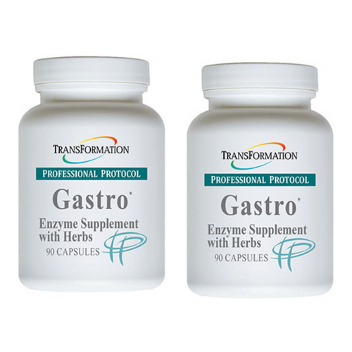 Transformation Enzymes Gastro Support, 90 Caps 2 Pack, heartburn relief supplement.