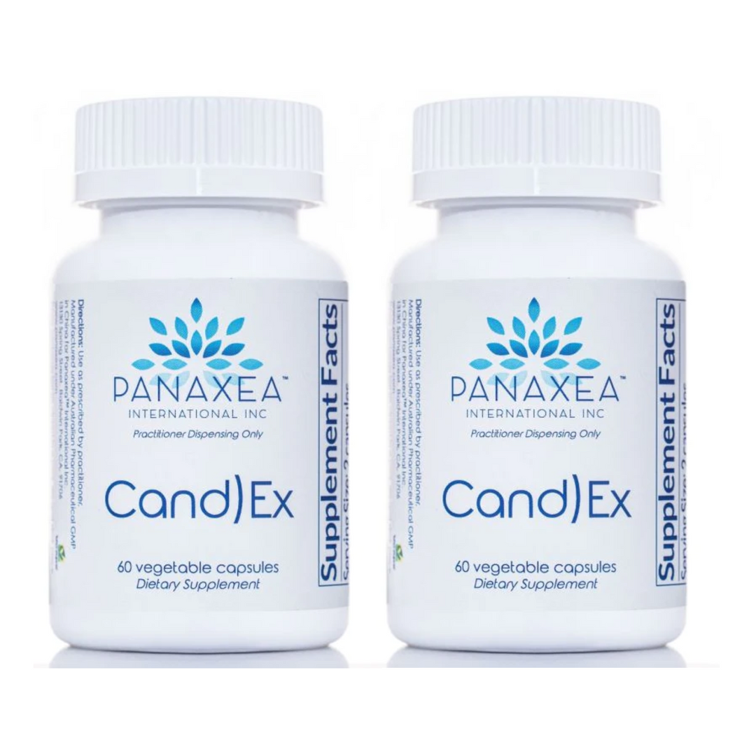 Panaxea Cand)Ex 60 x 500 mg Vegetable Capsules Dietary Supplement 2 PACK