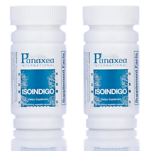 Panaxea ISOINDIGO 90 x 500 mg Vegetable Capsules Dietary Supplement 2 PACK