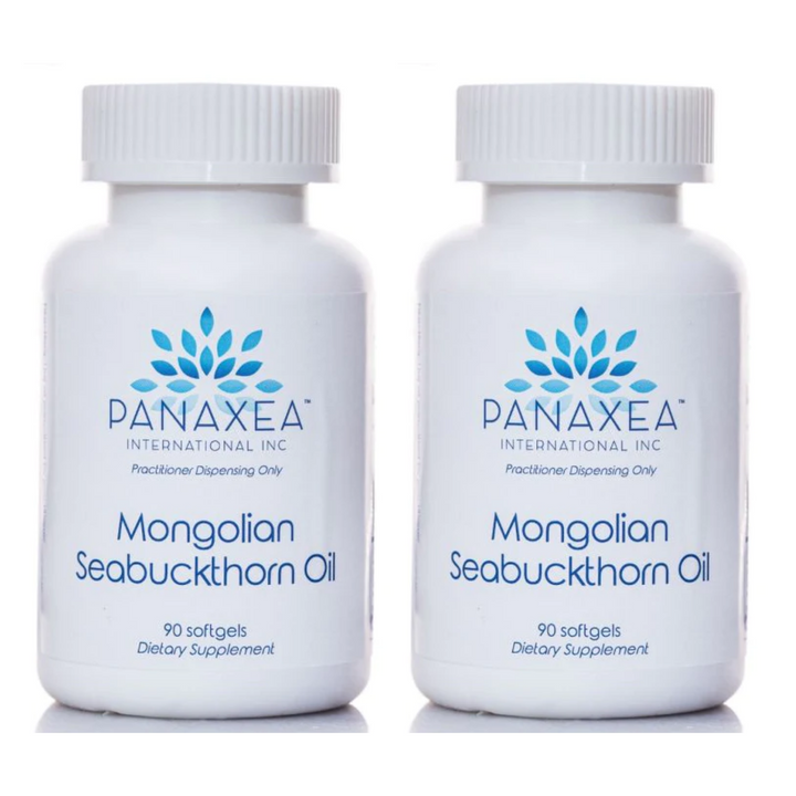Aceite de espino amarillo de Mongolia (Panaxea) 90 cápsulas vegetales de 500 mg (paquete de 2)