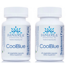 Load image into Gallery viewer, Panaxea COOLBLUE 60 x 500mg Vegetable Capsules Dietary Supplement 2 PACK
