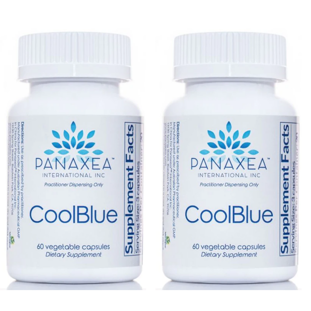 Panaxea COOLBLUE 60 x 500mg Vegetable Capsules Dietary Supplement 2 PACK