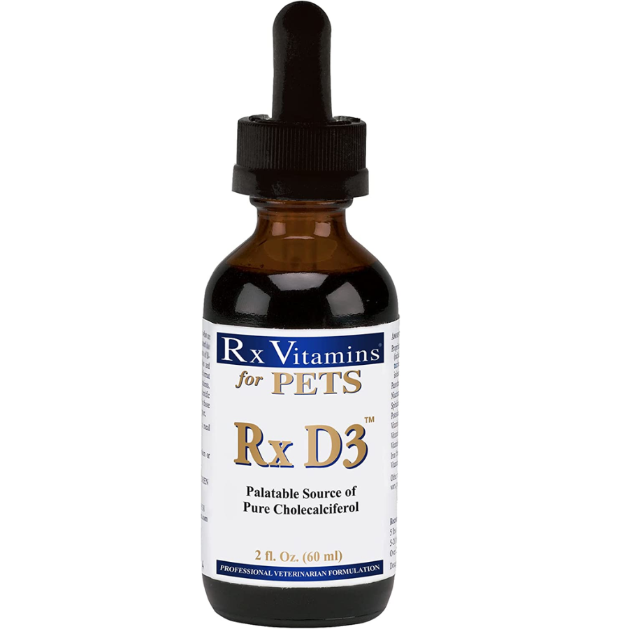 Suplemento líquido de vitamina D3 para mascotas, 2 oz, con aceite de oliva, para perros y gatos