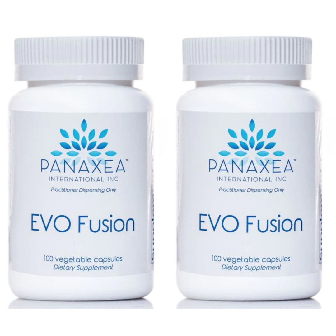 Panaxea EVO FUSION 100 cápsulas vegetales de 500 mg (paquete de 2)