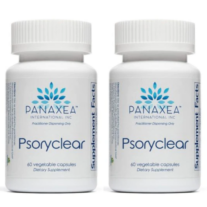 Panaxea PSORYCLEAR 60 Vegetable Capsules Dietary Supplement 2 PACK