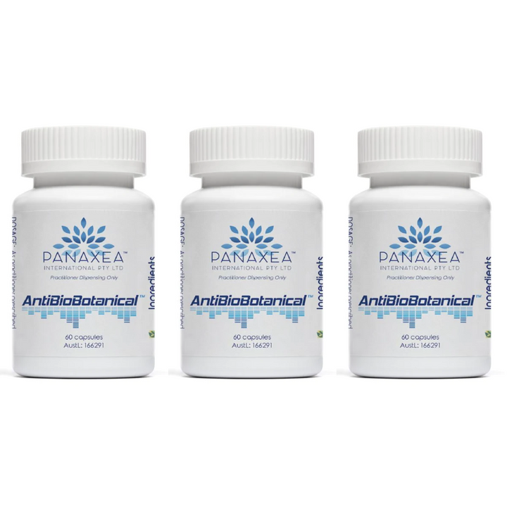 Panaxea AntiBioBotanical 60 cápsulas vegetales de 500 mg (paquete de 3)